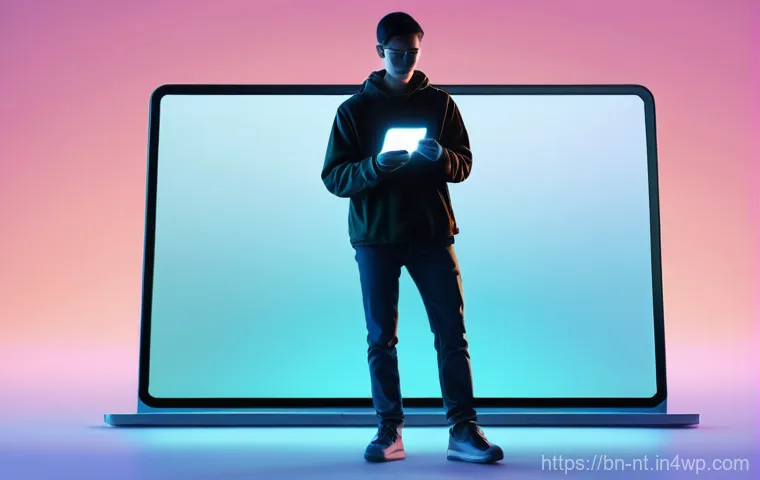 히든 테크놀로지의 네트워크 보안 문제 - **Prompt 2: Shadow IT in a Modern Office Environment**
    "A professional office setting during wor...