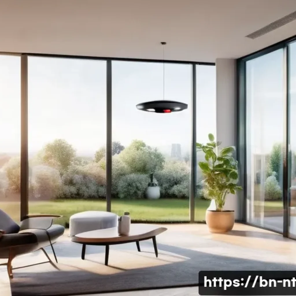 히든 테크놀로지의 사회적 가치 창출 - **Prompt: Futuristic Smart Home Morning Routine**
    A bright, inviting modern living space bathed ...